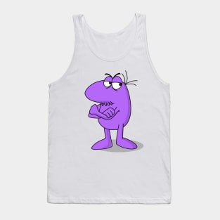 little purple angry man Tank Top